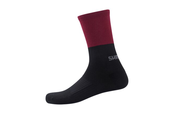 Shimano Original Wool Tall Socks black maroon