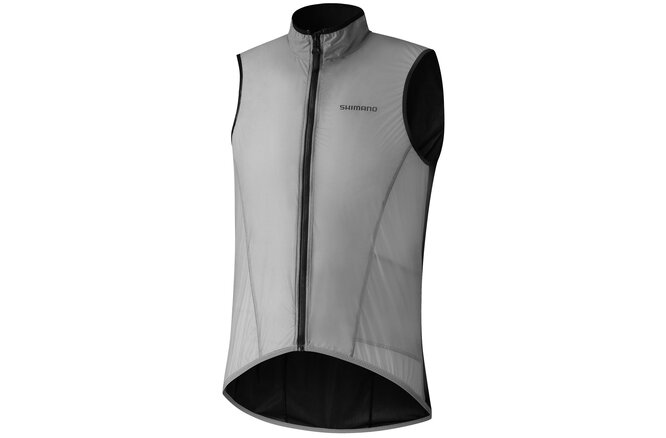 Shimano Men Primavera Wind Vest Light anthracite grey