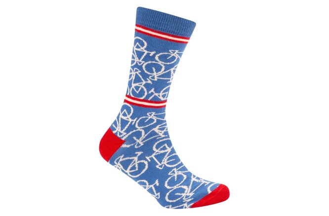 Le Patron Bicycle Socks riviera blue