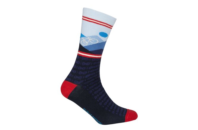 Le Patron Mountain Socks dark blue
