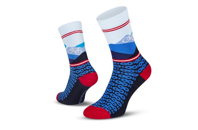 Le Patron Mountain Socks dark blue