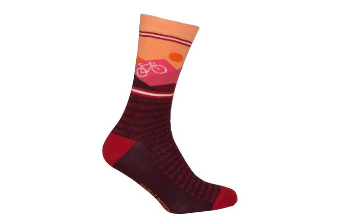 Le Patron Mountain Socks bordeaux
