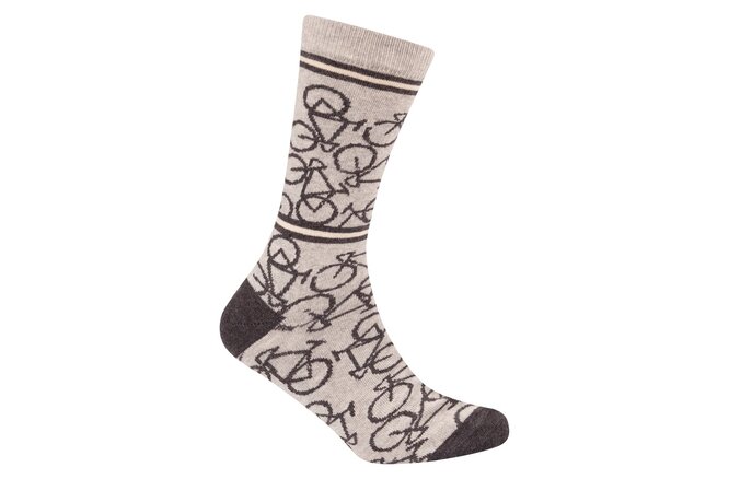 Le Patron Bicycle Socks light grey