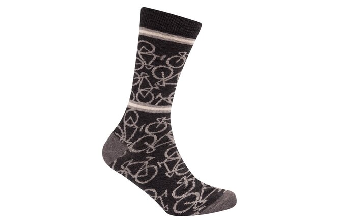 Le Patron Bicycle Socks dark grey