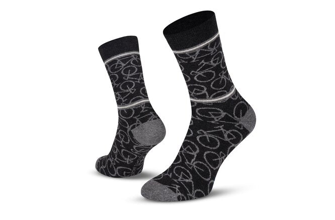 Le Patron Bicycle Socks dark grey