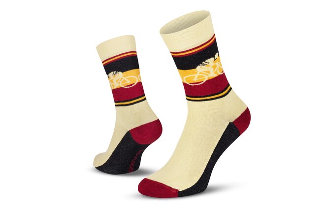 Le Patron Country Edition Belgium Socks vanilla