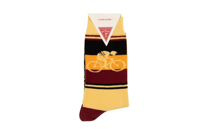 Le Patron Country Edition Belgium Socks vanilla
