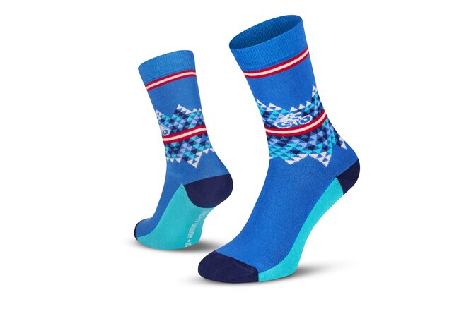 Le Patron 1001 Mountains Sea Socks sea