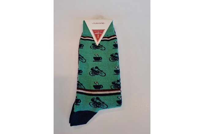Le Patron Cafe Cycliste Socks mint
