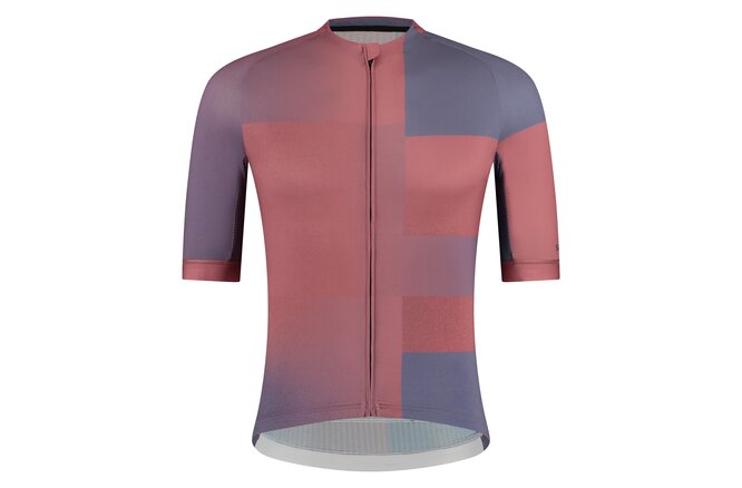 Shimano Men Veloce SS Jersey metallic maroon