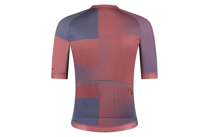 Shimano Men Veloce SS Jersey metallic maroon