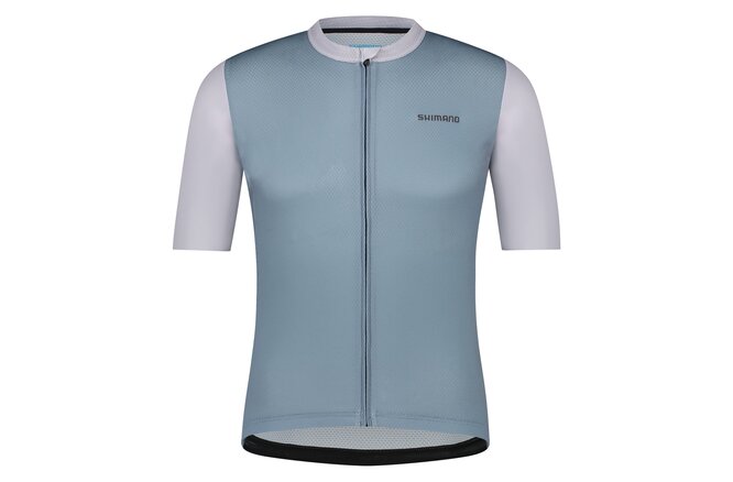 Shimano Men Aria SS Jersey transparent blue