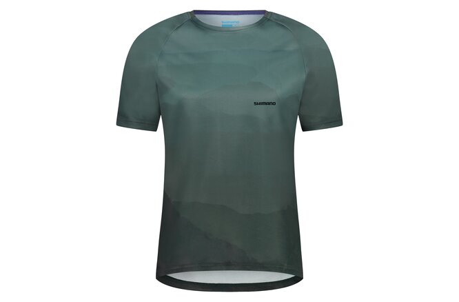 Shimano Men Sentiero SS Jersey aurora green