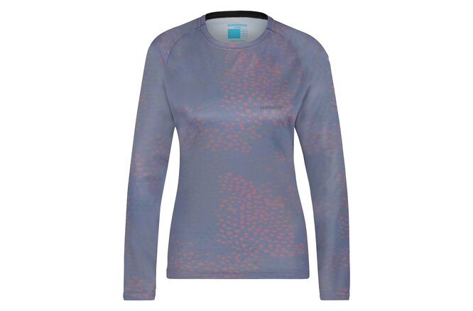 Shimano Women Sentiero LS JRSY purple pink