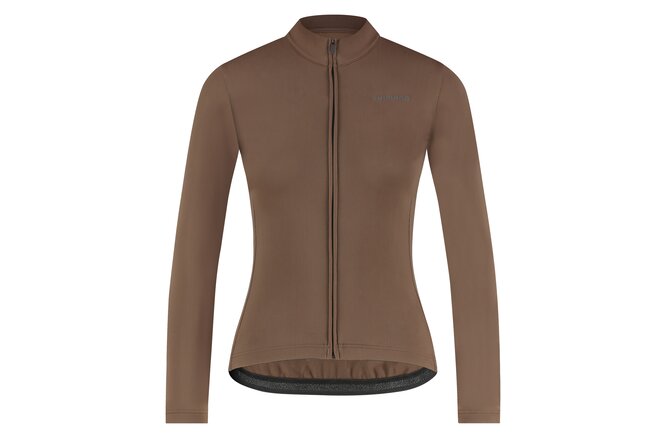 Shimano Women Apice Thermal LS JRSY brown