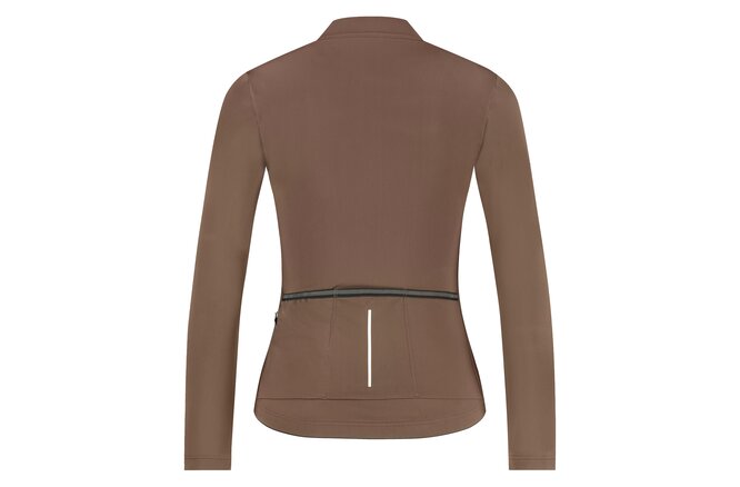 Shimano Women Apice Thermal LS JRSY brown
