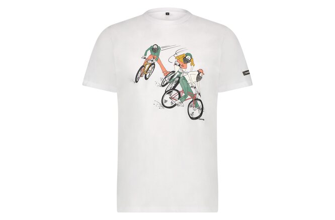 Shimano Men Sentiero Ltd T-Shirt white gray