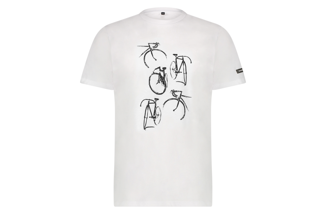 Shimano Unisex Sentiero LTD T-Shirt Art3 mirror white