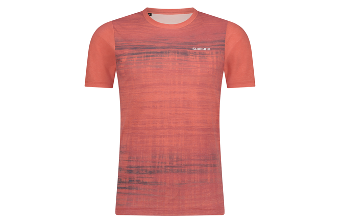 Shimano Men Spazio SS Jersey Printed red