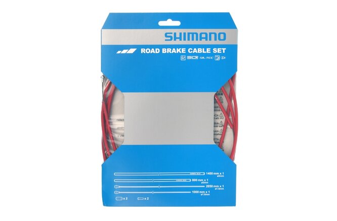 Shimano Bremszugset Road SIL-TEC SP41 rot Blister