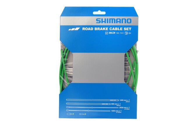 Shimano Bremszugset Road SIL-TEC SP41 grün Blister
