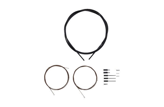 Shimano Schaltzugset Road Polymer schwarz Blister