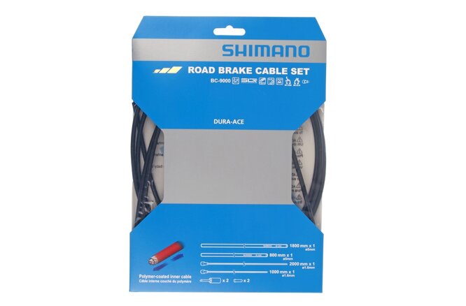 Shimano Bremszugset Road BC-9000 Polymer schwarz Blister