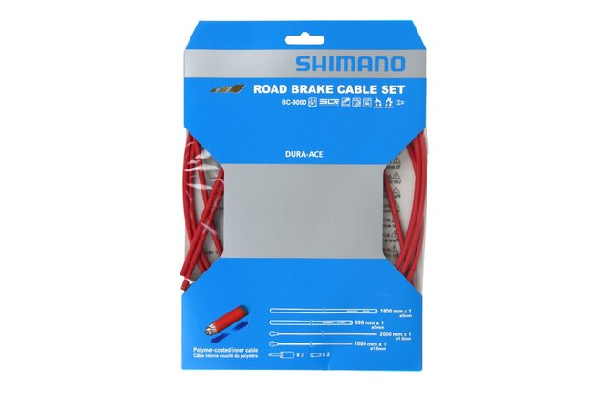 Shimano Bremszugset Road BC-9000 Polymer rot Blister