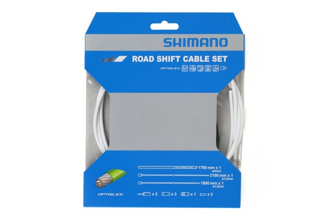 Shimano Schaltzugset Road Optislik weiss Blister