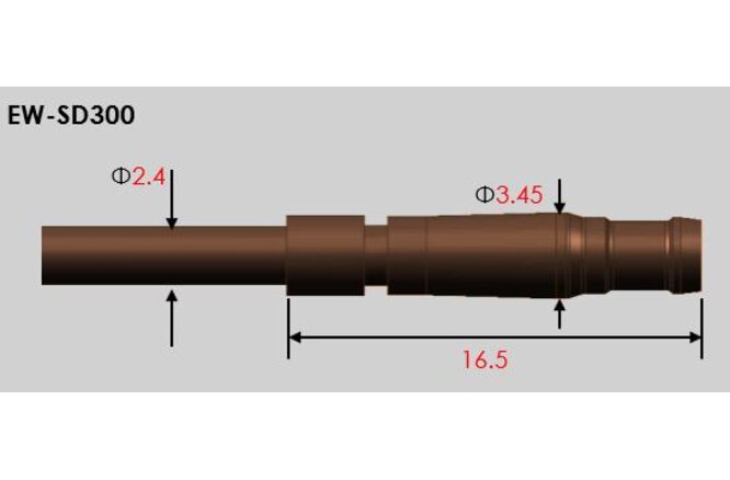 Shimano Elektro-Kabel EW-SD300 E-Tube/Di2 200mm intern schwarz Box