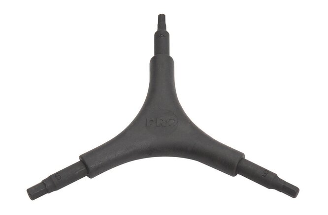 PRO Dreiarminbusschlüssel 2/2.5/3 mm schwarz