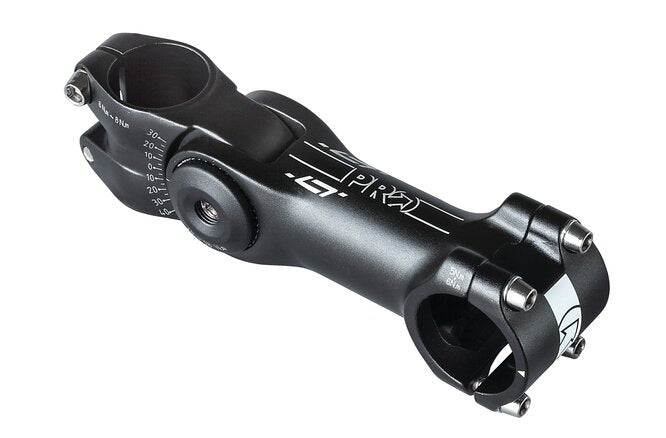 PRO Vorbau Verstellbar -30° bis +40° 1 1/8" 31.8x 110 mm Alu schwarz