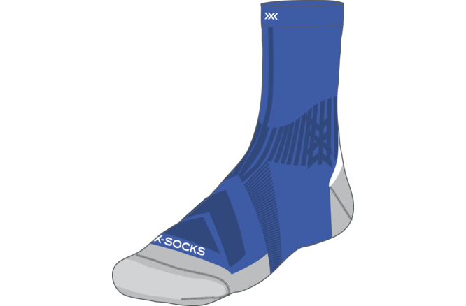 X-SOCKS UNI Bike Perform Crew electric blue