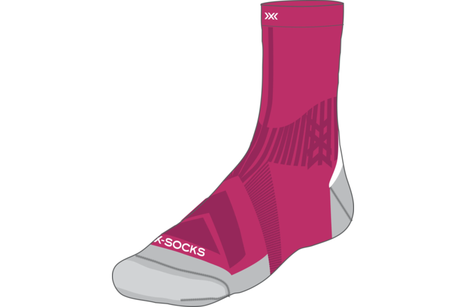 X-SOCKS UNI Bike Perform Crew power purple