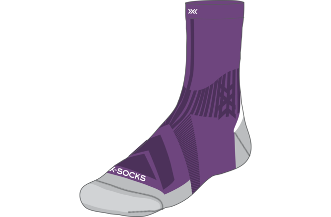 X-SOCKS UNI Bike Perform Crew radiant violet