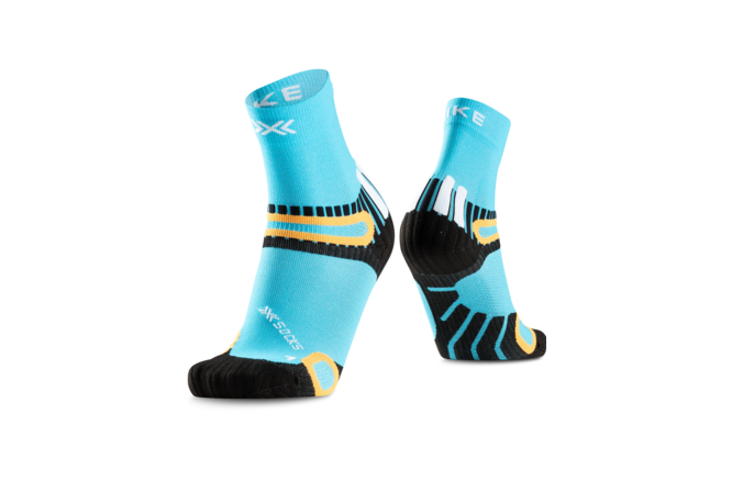 X-SOCKS Unisex Hike Discover Ankle punchy blue frog