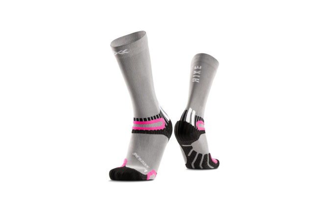 X-SOCKS Unisex Hike Discover Crew clay grey