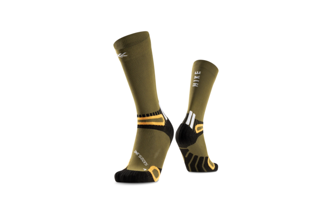 X-SOCKS Unisex Hike Discover Crew olive