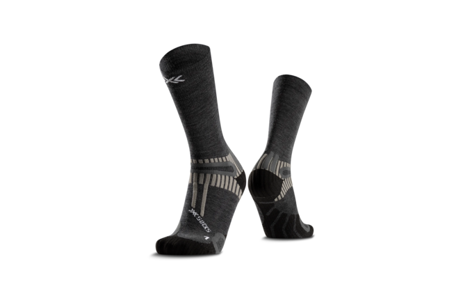 X-SOCKS Unisex Hike Perform Merino Crew heather grey