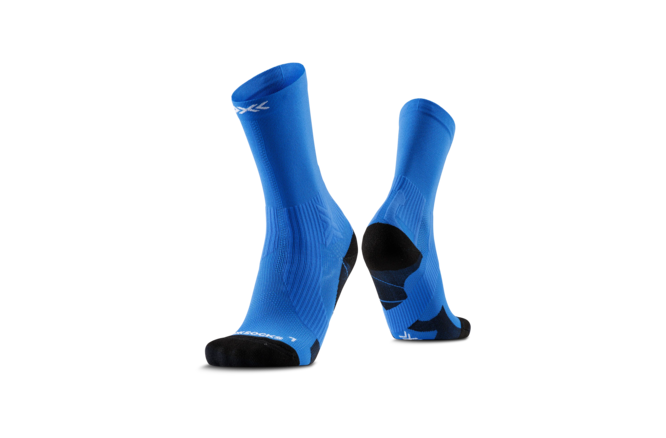X-SOCKS Unisex Run Perform Crew electric blue