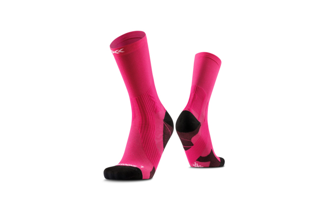 X-SOCKS Unisex Run Perform Crew power purple