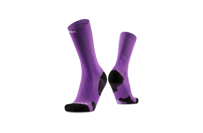 X-SOCKS Unisex Run Perform Crew radiant violet