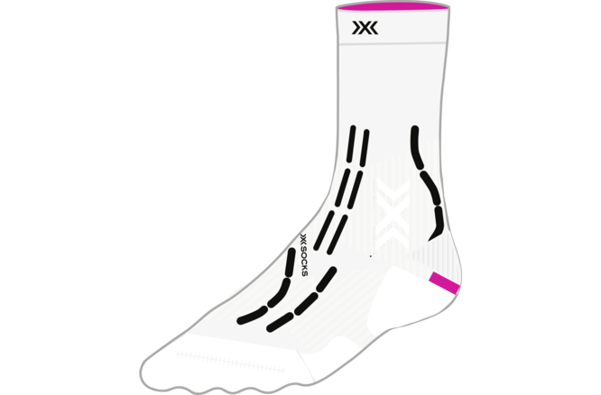 X-SOCKS Unisex Trail Anatomix Crew X white/X black