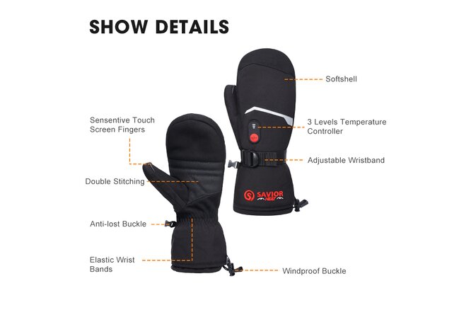 SAVIOR Wintersport Storm SHGS66E Unisex Black