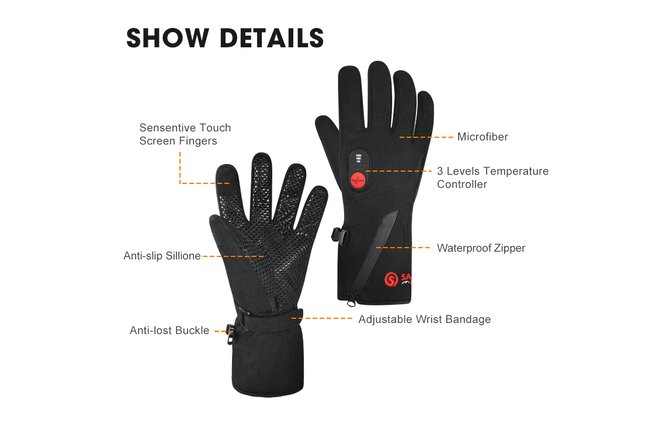 SAVIOR Wintersport Glacier SHGS88B Unisex Black