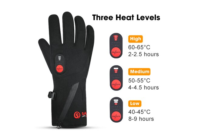 SAVIOR Wintersport Glacier SHGS88B Unisex Black