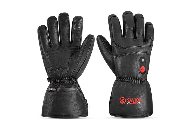 SAVIOR Wintersport Polar Leder Unisex Black