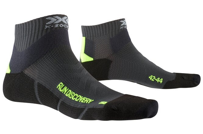 X-SOCKS Men Run Discovery 4.0 charcoal/phyton yellow/black