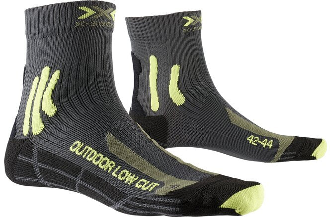 X-SOCKS Trek Outdoor low cut anthracite/lime