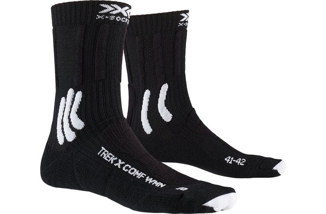 X-SOCKS Women Trek X Comf opal black/arctic white